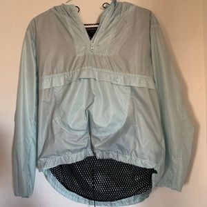 Light blue Forever 21 windbreaker